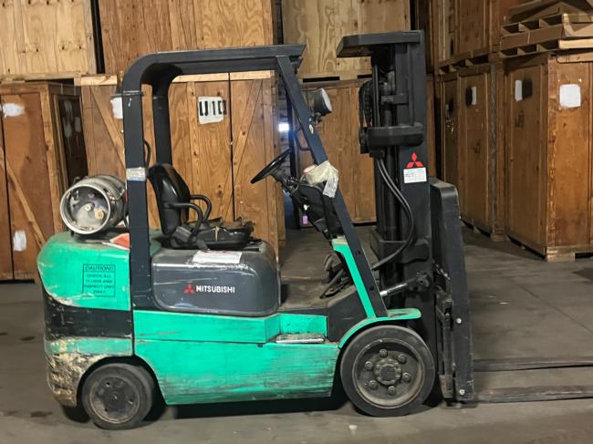 Mitsubishi-propane-forklift-runs